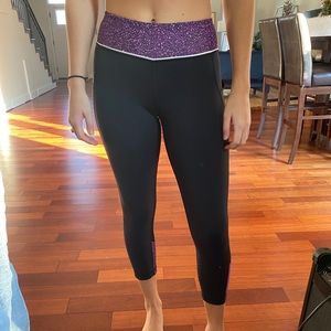 Lululemon 21” Leggings Pace Rival RARE purple
